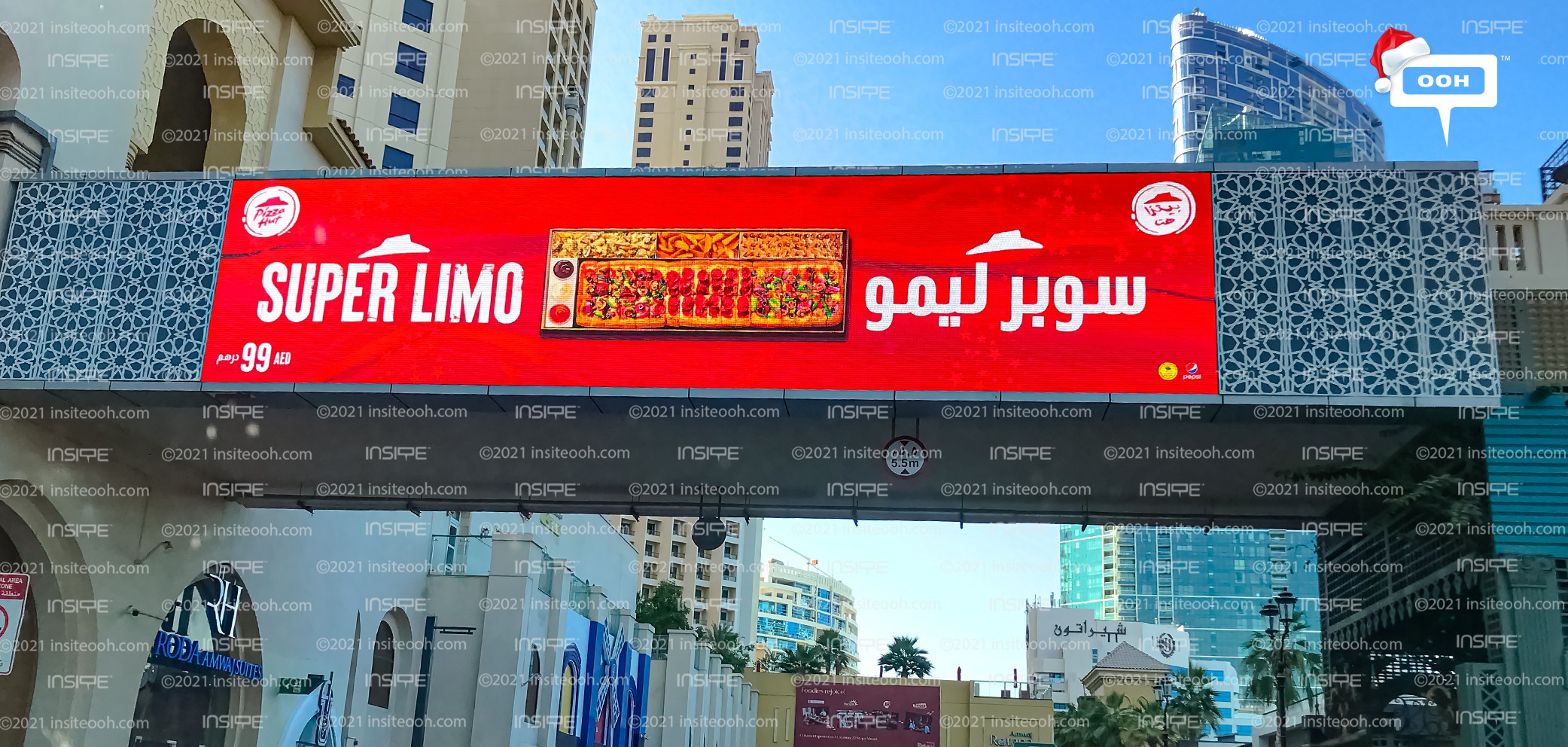 Pizza Hut Back at It Again with the 99 AED Super Limo Box Lighting Up Dubai’s Billboards